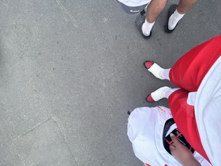 The walk-up. Day one.